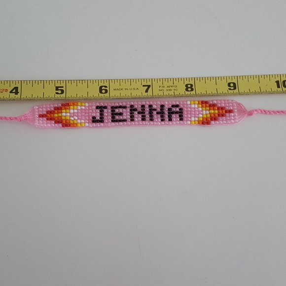Personalized Beaded Bracelet "Jenna" - Picture 3 of 8
